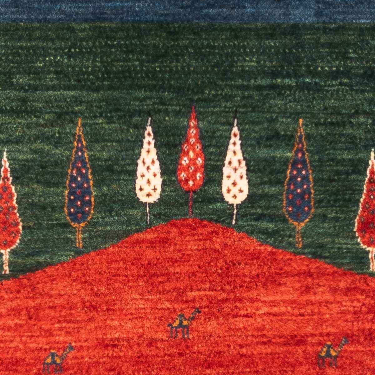 Gabbeh-matta - Loribaft Persian - Kungliga - 126 x 82 cm - flerfärgad