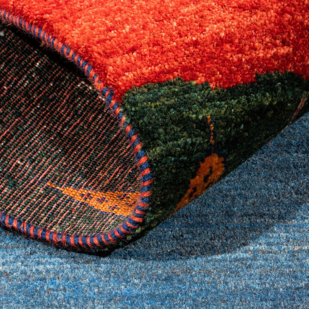 Gabbeh-matta - Loribaft Persian - Kungliga - 126 x 82 cm - flerfärgad