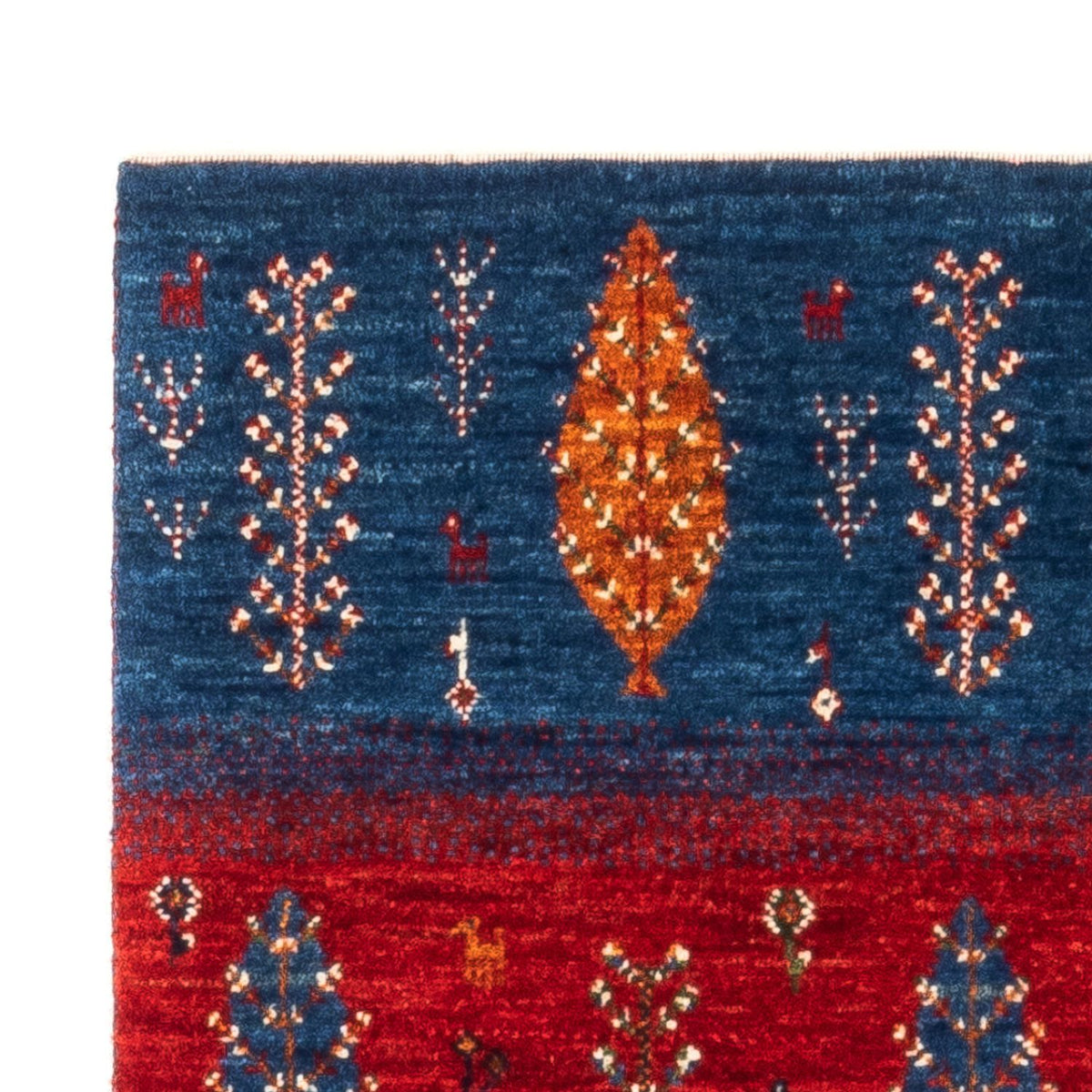 Gabbeh-matta - Loribaft Persian - Kungliga - 130 x 82 cm - flerfärgad