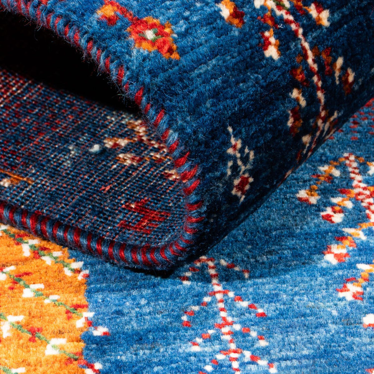 Gabbeh-matta - Loribaft Persian - Kungliga - 130 x 82 cm - flerfärgad