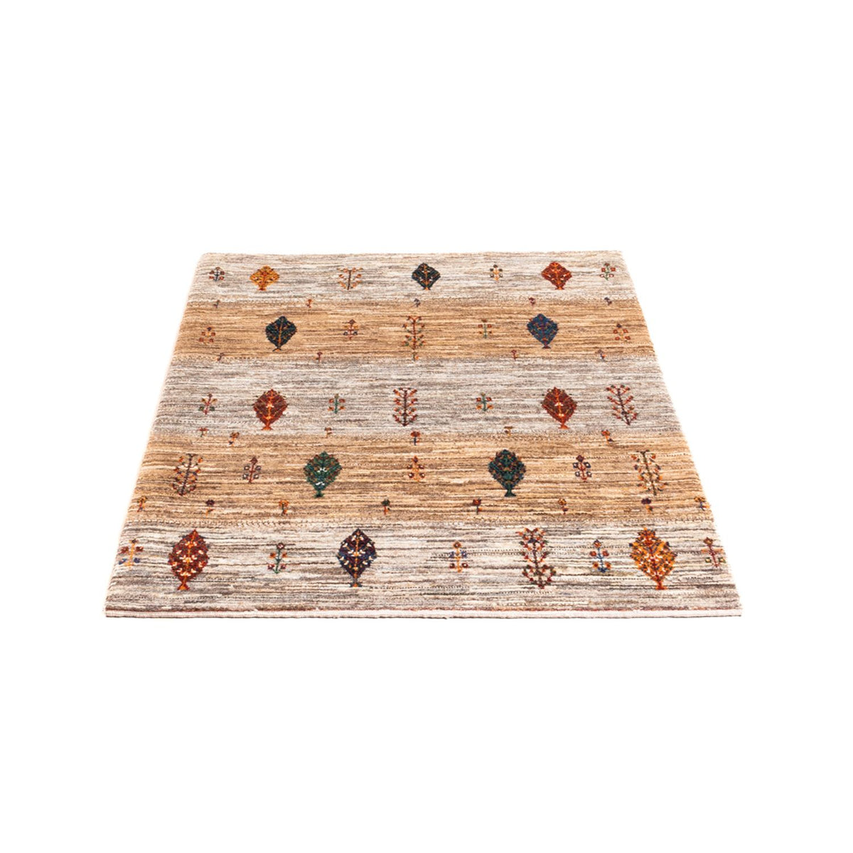 Gabbeh-matta - Loribaft Persian - Kungliga - 125 x 85 cm - grått