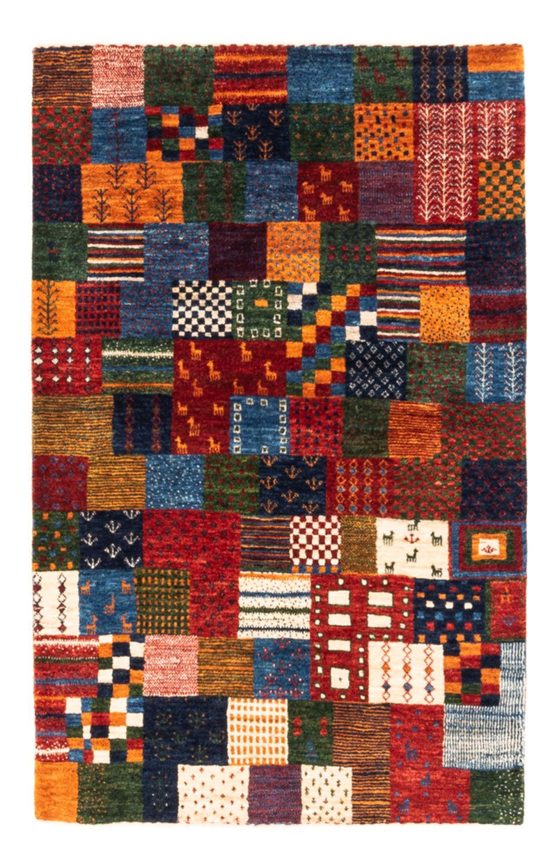 Gabbeh-matta - Loribaft Persian - Kungliga - 128 x 84 cm - flerfärgad