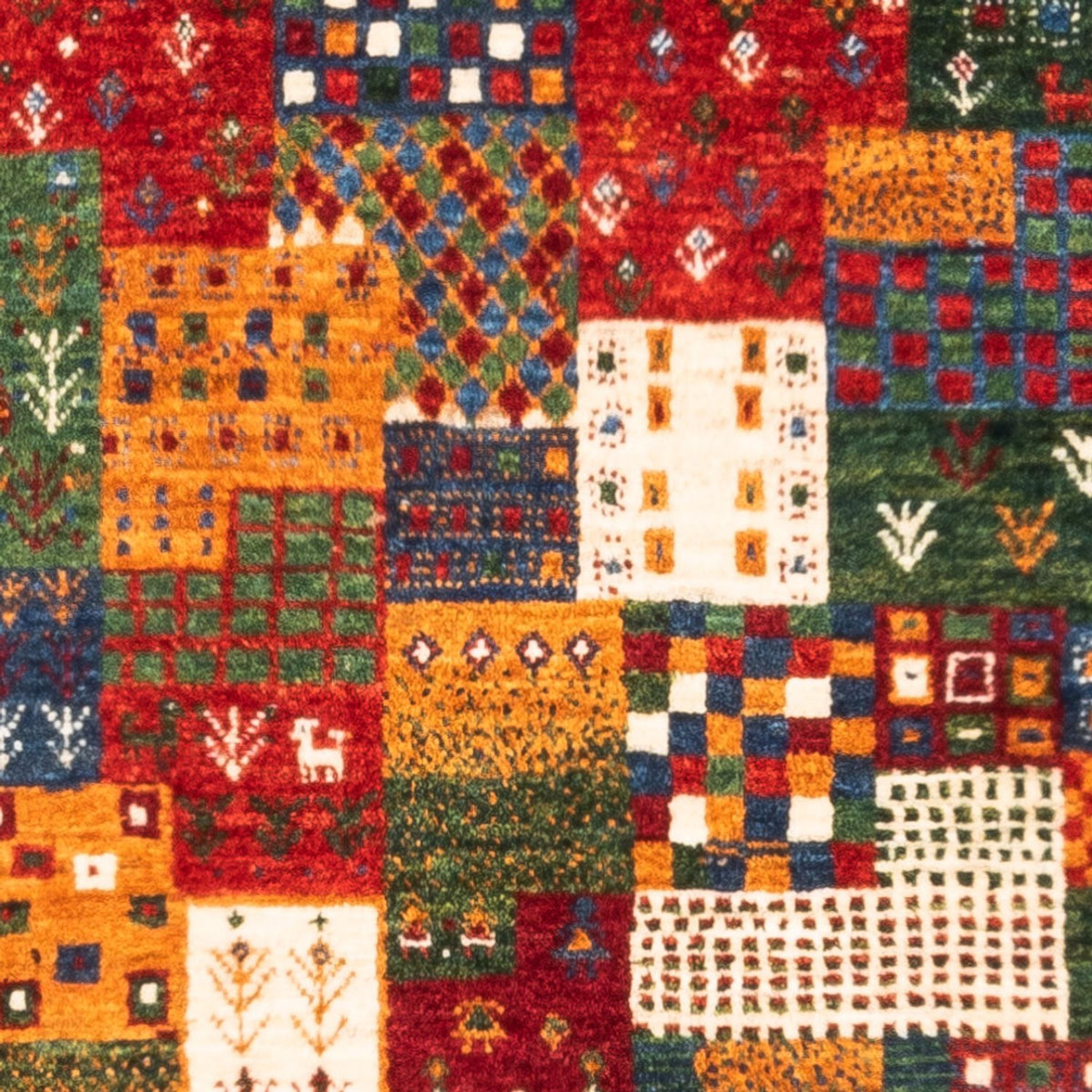 Gabbeh-matta - Loribaft Persian - Kungliga - 134 x 85 cm - flerfärgad