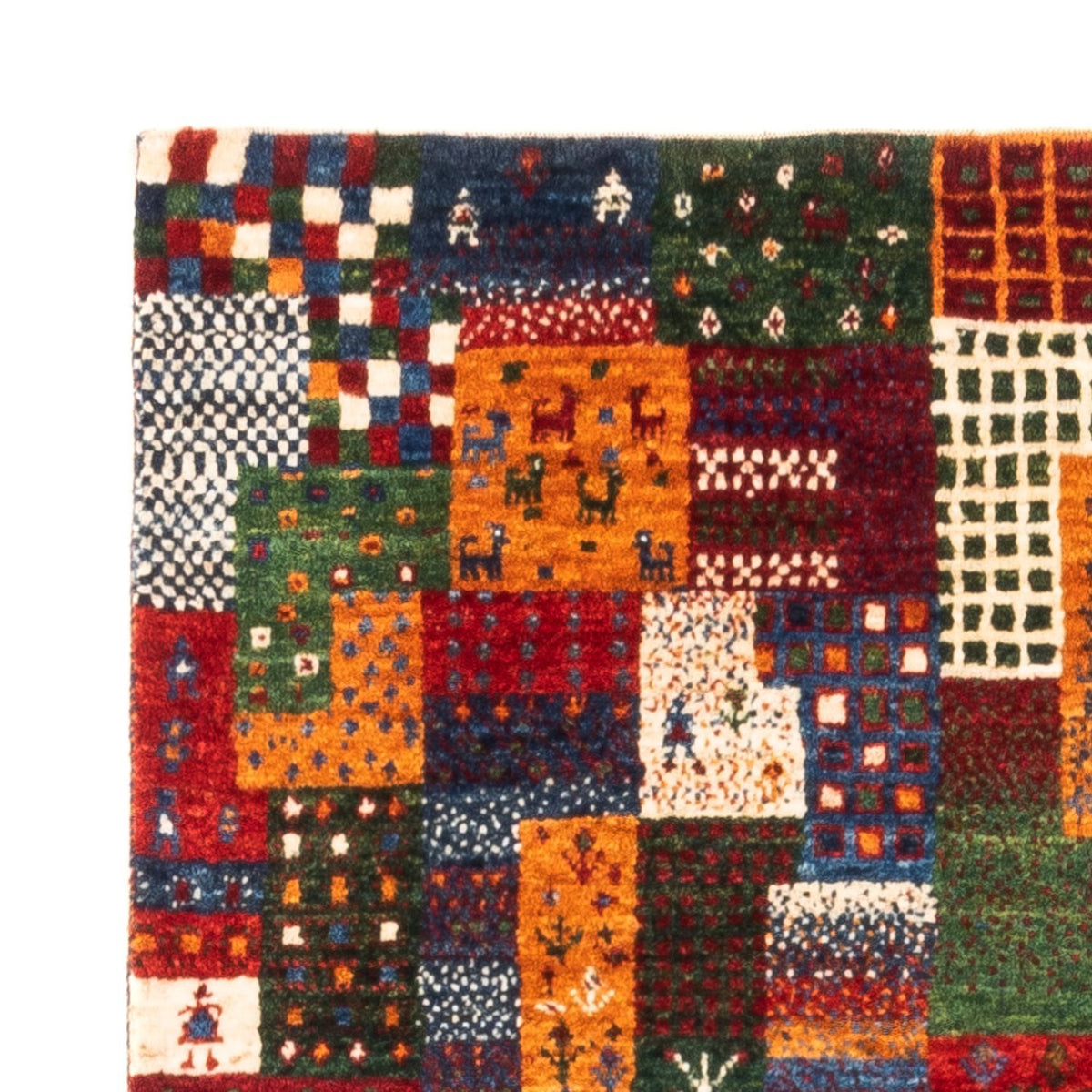 Gabbeh-matta - Loribaft Persian - Kungliga - 134 x 85 cm - flerfärgad