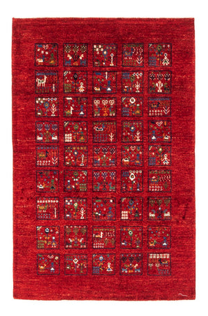 Gabbeh-matta - Loribaft Persian - Kungliga - 124 x 82 cm - flerfärgad