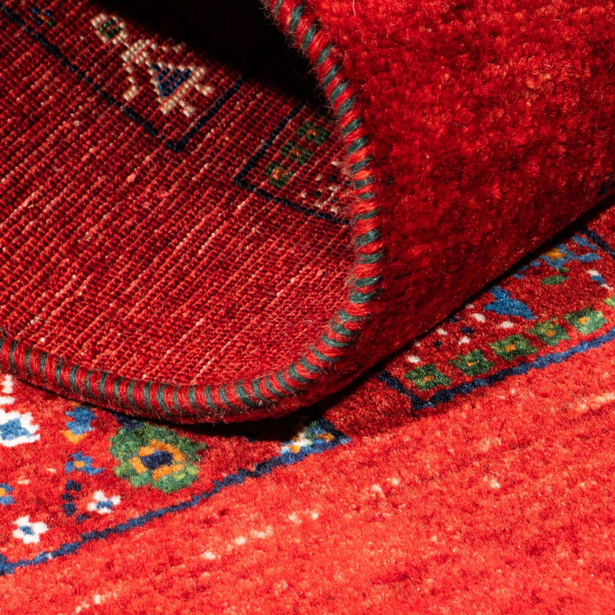 Gabbeh-matta - Loribaft Persian - Kungliga - 124 x 82 cm - flerfärgad