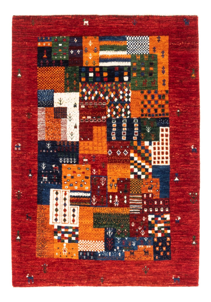 Gabbeh-matta - Loribaft Persian - Kungliga - 125 x 93 cm - flerfärgad