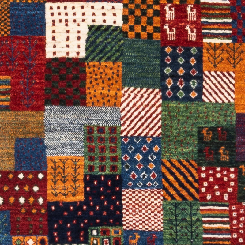 Gabbeh-matta - Loribaft Persian - Kungliga - 124 x 85 cm - flerfärgad