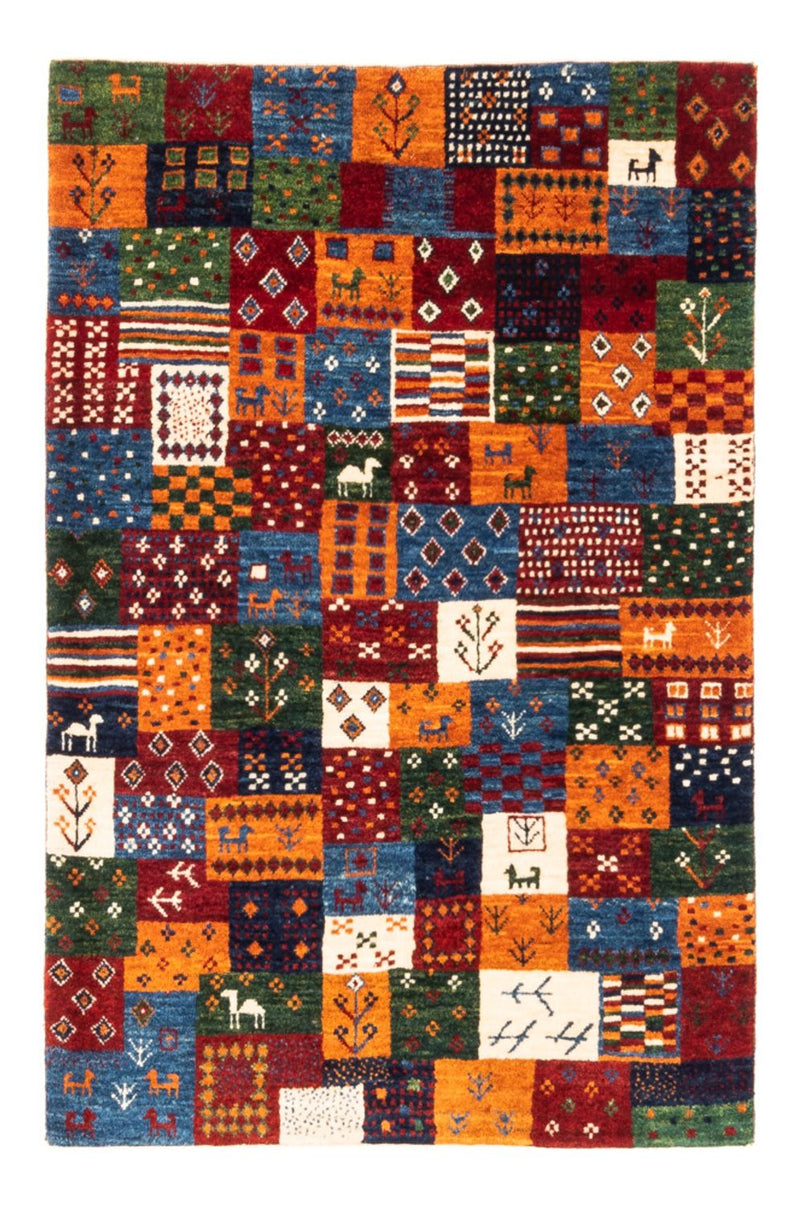 Gabbeh-matta - Loribaft Persian - Kungliga - 128 x 87 cm - flerfärgad