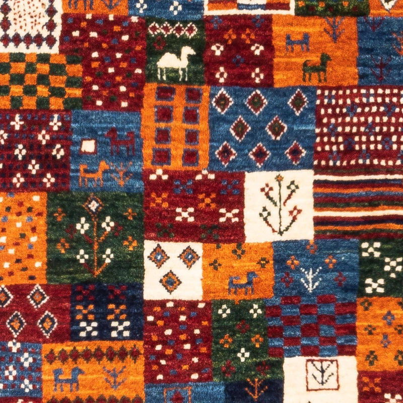 Gabbeh-matta - Loribaft Persian - Kungliga - 128 x 87 cm - flerfärgad