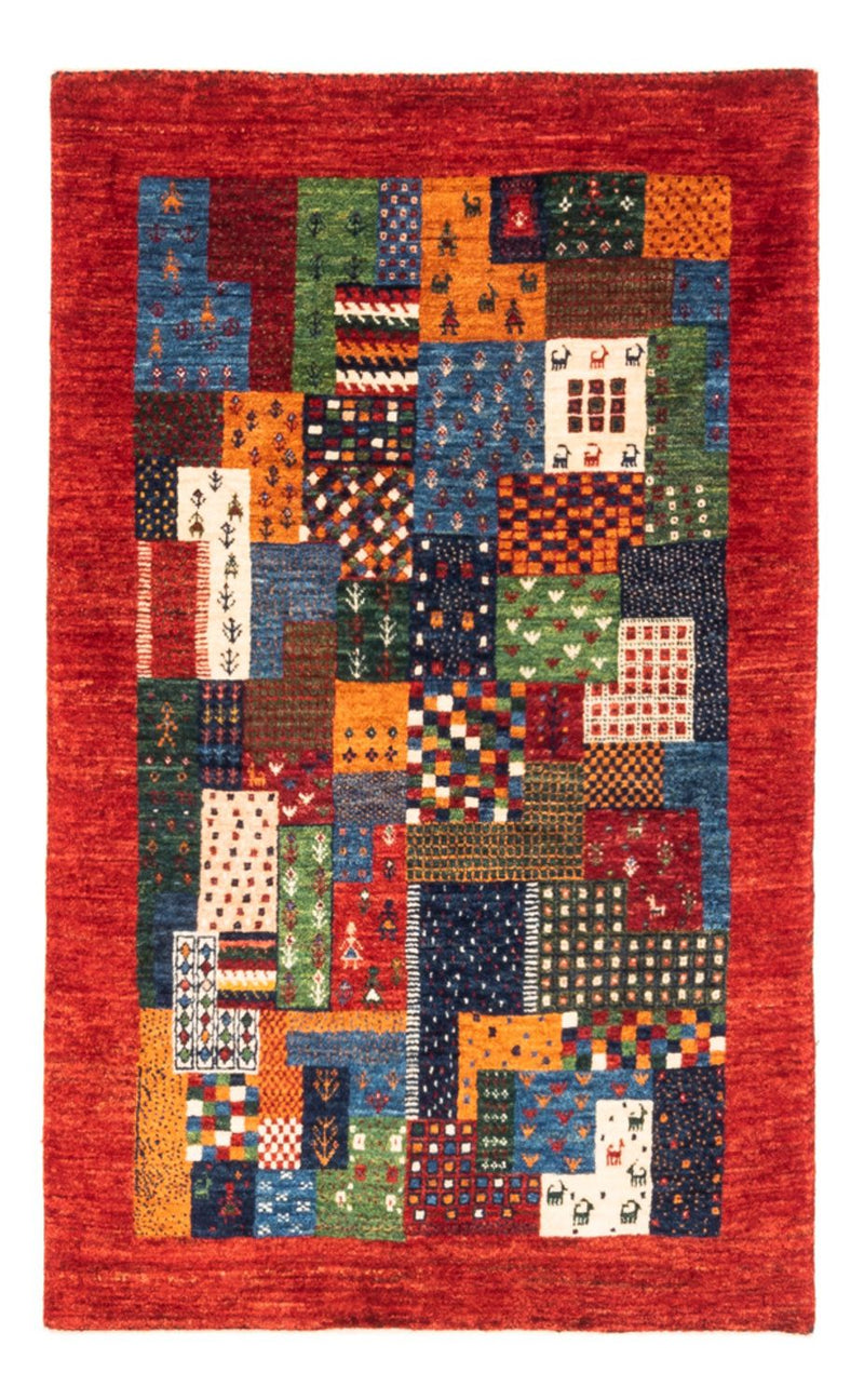 Gabbeh-matta - Loribaft Persian - Kungliga - 129 x 81 cm - flerfärgad