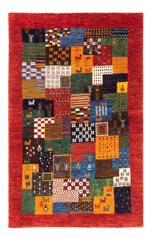 Gabbeh-matta - Loribaft Persian - Kungliga - 146 x 97 cm - flerfärgad