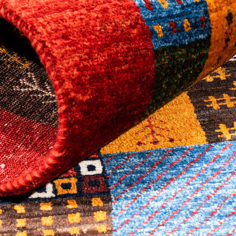 Gabbeh-matta - Loribaft Persian - Kungliga - 146 x 97 cm - flerfärgad