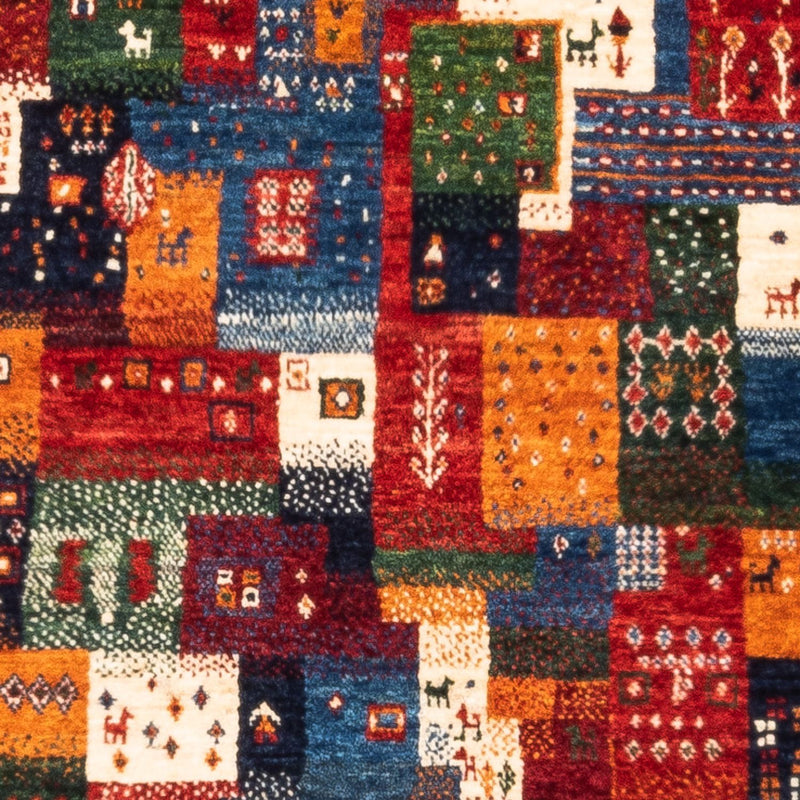 Gabbeh-matta - Loribaft Persian - Kungliga - 127 x 84 cm - flerfärgad