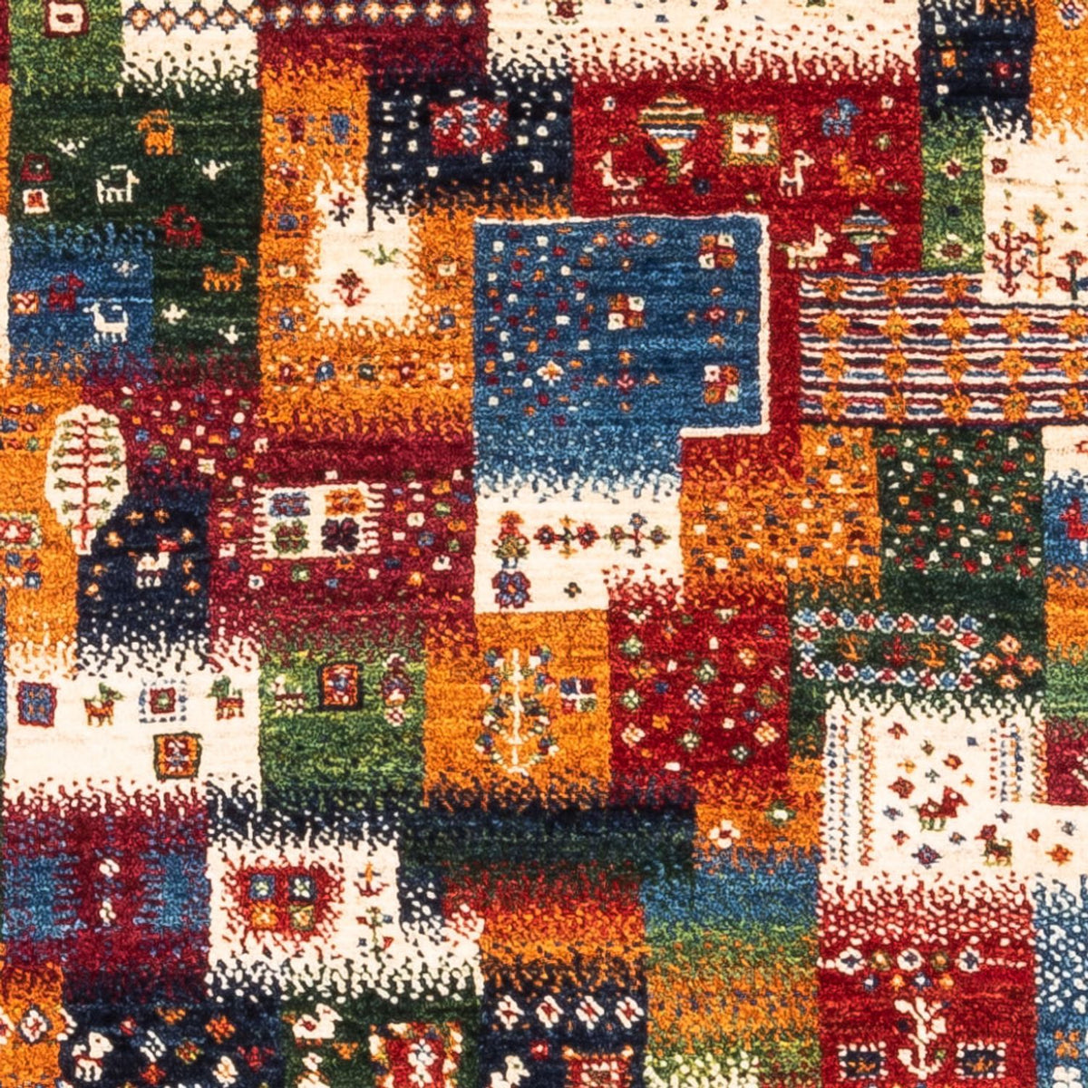 Gabbeh-matta - Loribaft Persian - Kungliga - 123 x 89 cm - flerfärgad