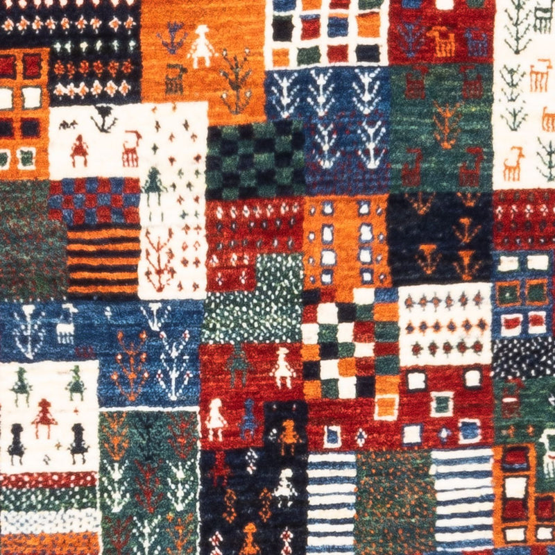 Gabbeh-matta - Loribaft Persian - Kungliga - 125 x 83 cm - flerfärgad