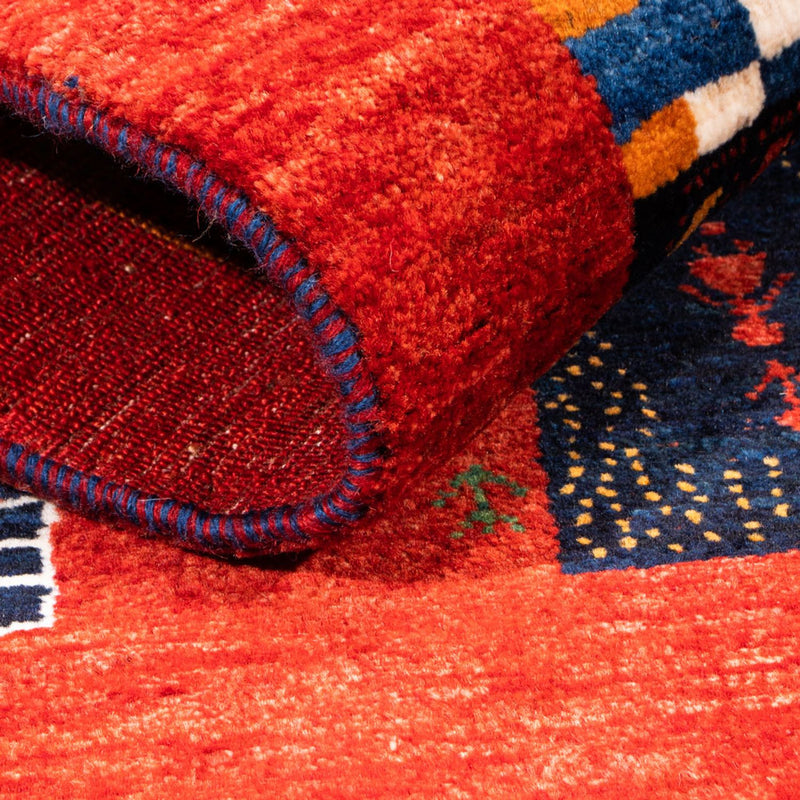 Gabbeh-matta - Loribaft Persian - Kungliga - 118 x 84 cm - flerfärgad