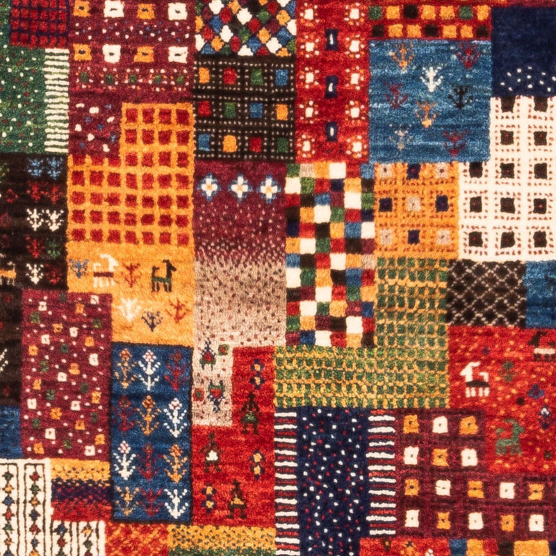 Gabbeh-matta - Loribaft Persian - Kungliga - 127 x 88 cm - flerfärgad