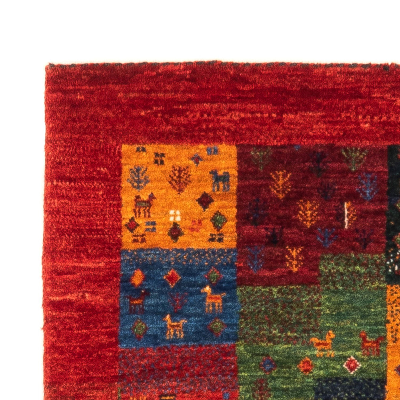 Loribaft Mattan 132x82cm - Perserteppich Wollteppich