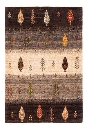 Gabbeh-matta - Loribaft Persian - Kungliga - 125 x 88 cm - grått