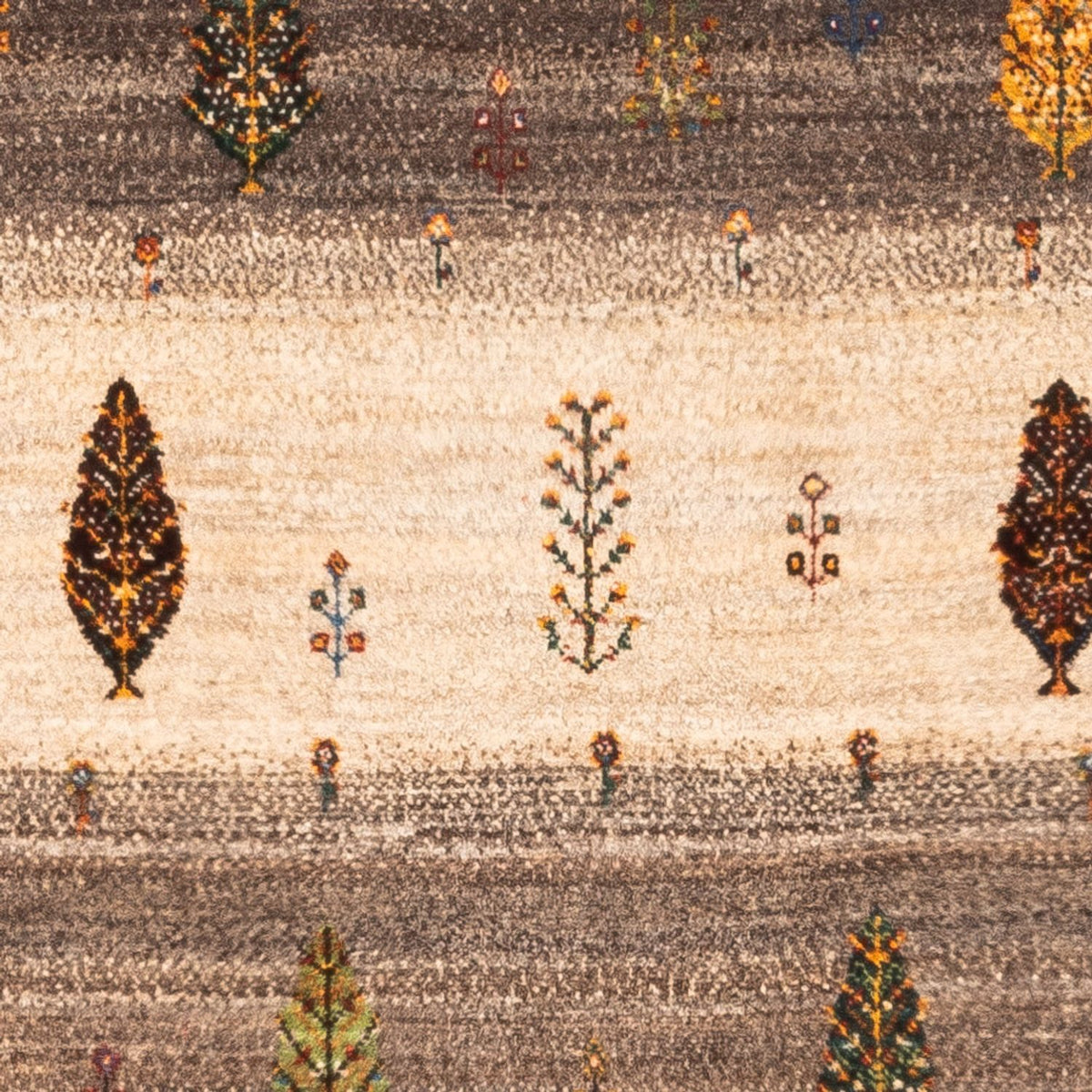 Gabbeh-matta - Loribaft Persian - Kungliga - 125 x 88 cm - grått