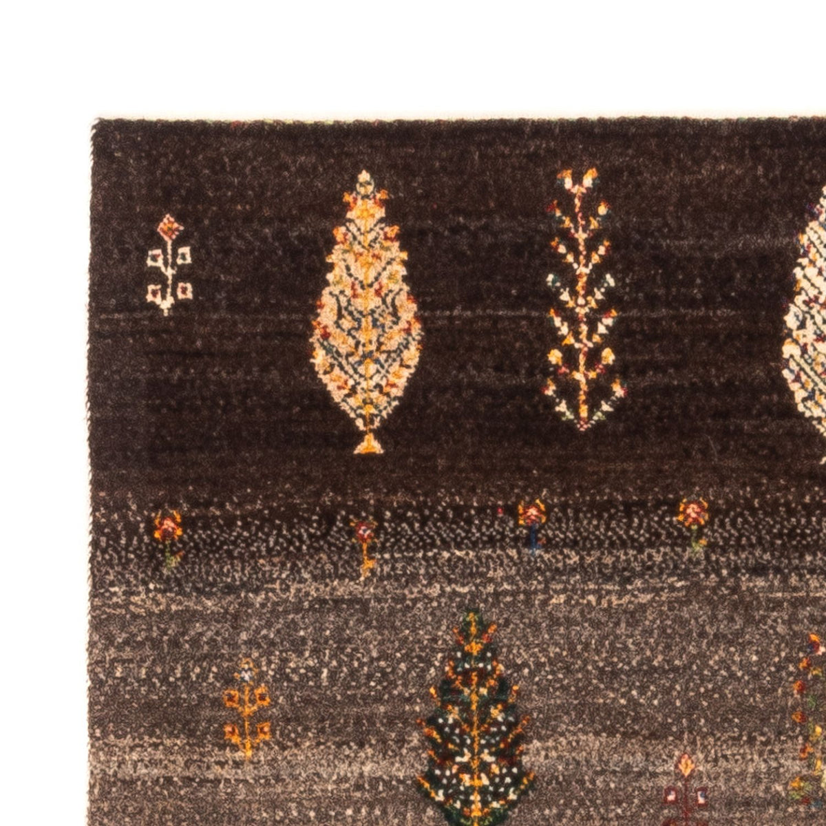 Gabbeh-matta - Loribaft Persian - Kungliga - 125 x 88 cm - grått