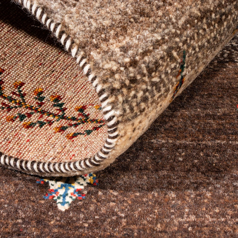 Gabbeh-matta - Loribaft Persian - Kungliga - 125 x 88 cm - grått