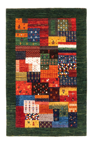 Gabbeh-matta - Loribaft Persian - Kungliga - 127 x 83 cm - grön