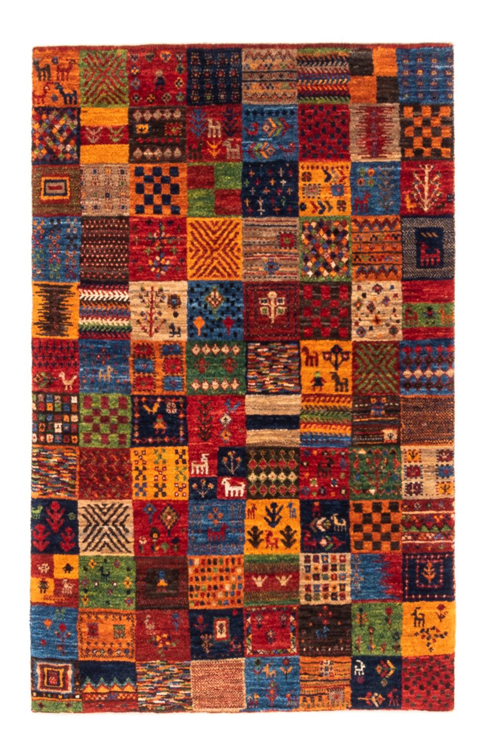 Gabbeh-matta - Loribaft Persian - Kungliga - 124 x 80 cm - flerfärgad