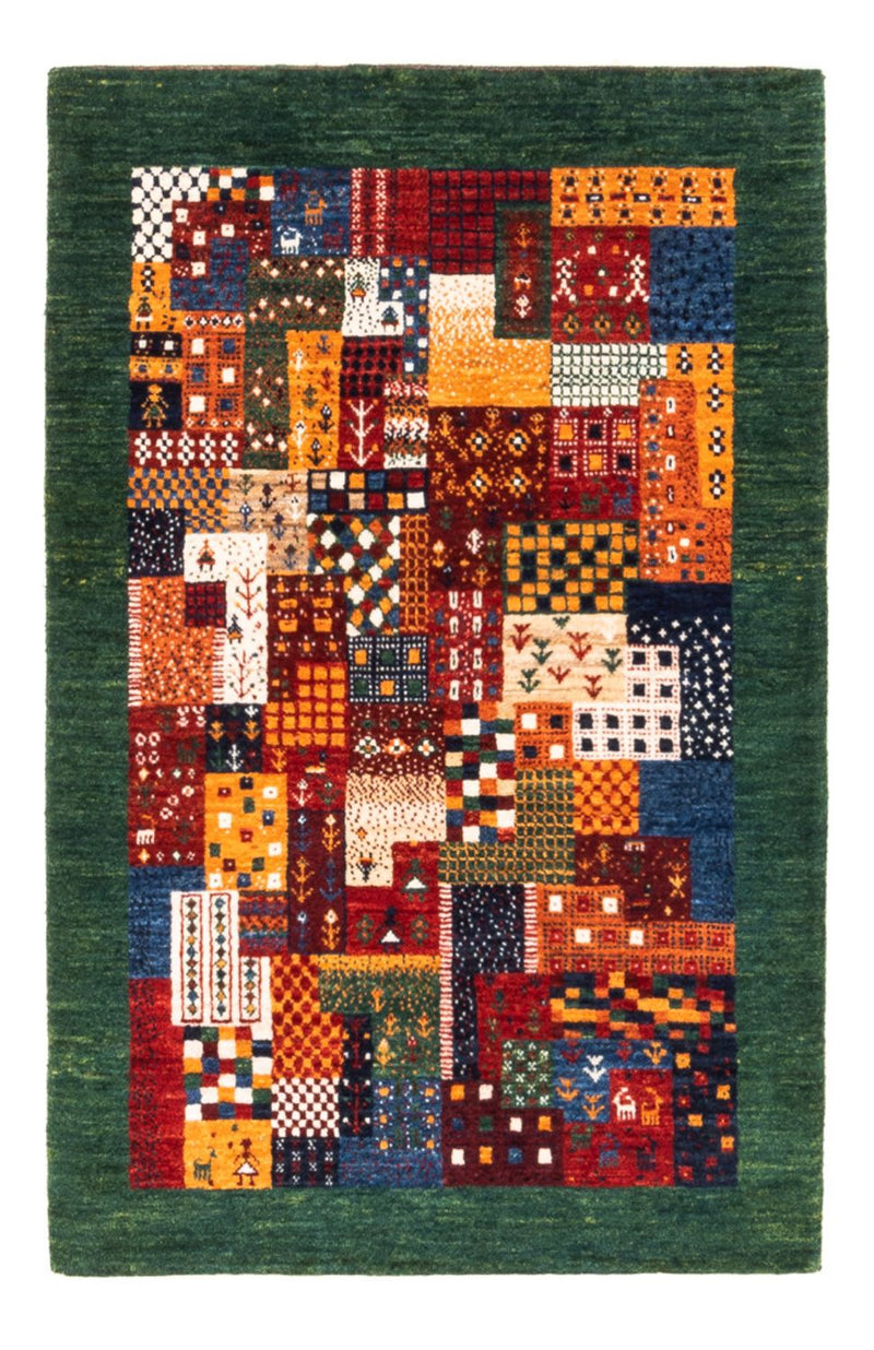 Gabbeh-matta - Loribaft Persian - Kungliga - 128 x 85 cm - flerfärgad