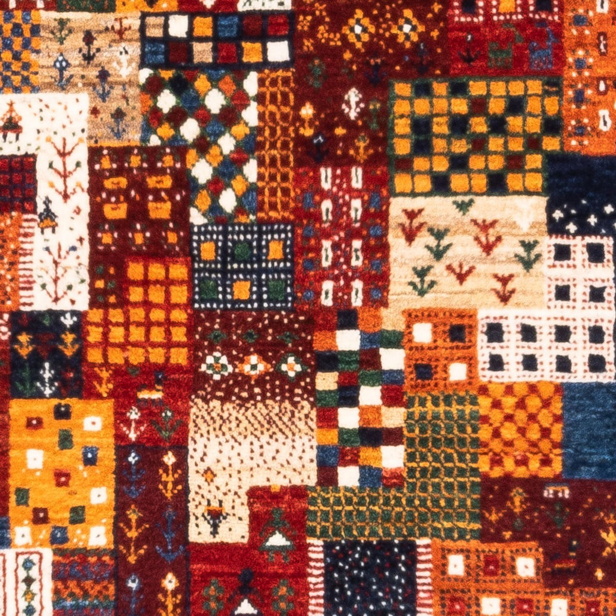 Gabbeh-matta - Loribaft Persian - Kungliga - 128 x 85 cm - flerfärgad