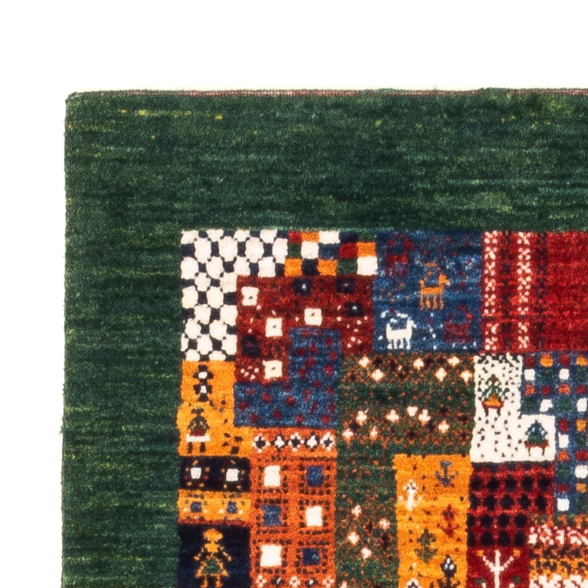 Gabbeh-matta - Loribaft Persian - Kungliga - 128 x 85 cm - flerfärgad