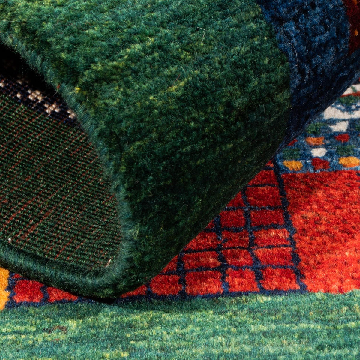 Gabbeh-matta - Loribaft Persian - Kungliga - 128 x 85 cm - flerfärgad