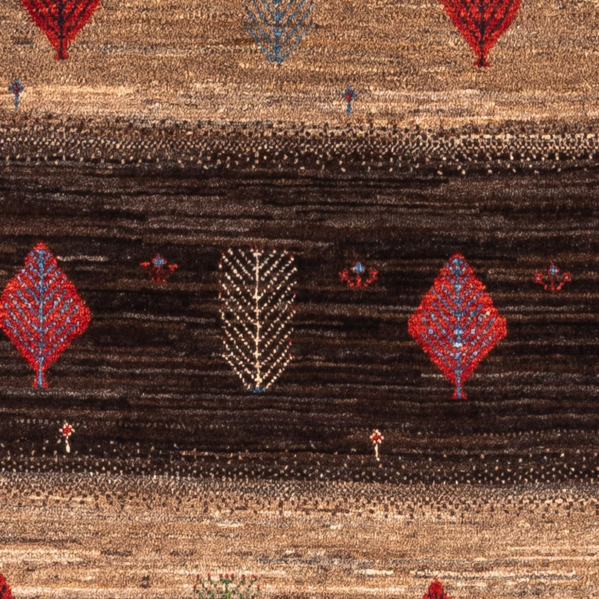 Gabbeh-matta - Loribaft Persian - Kungliga - 131 x 88 cm - flerfärgad