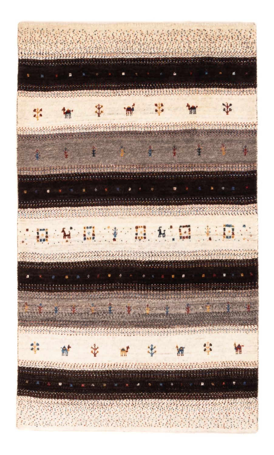 Gabbeh-matta - Loribaft Persian - Kungliga - 134 x 84 cm - brun