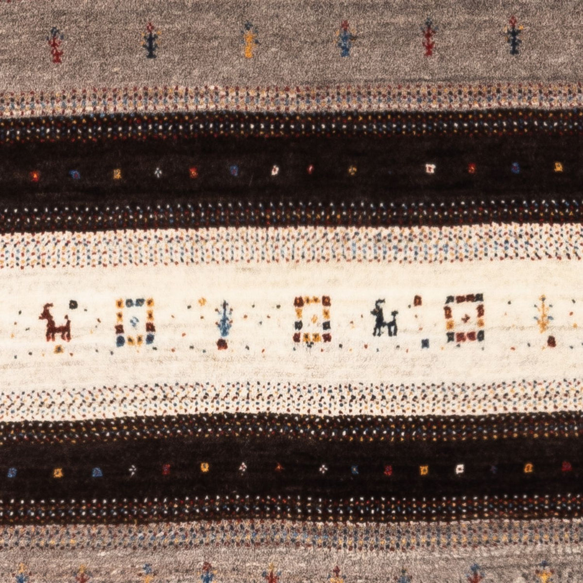 Gabbeh-matta - Loribaft Persian - Kungliga - 134 x 84 cm - brun