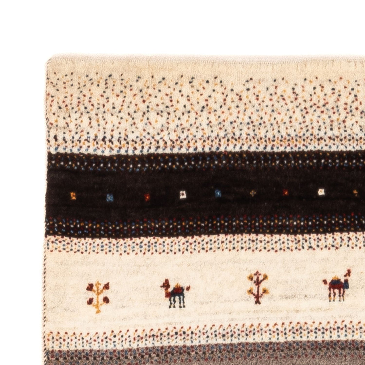 Gabbeh-matta - Loribaft Persian - Kungliga - 134 x 84 cm - brun