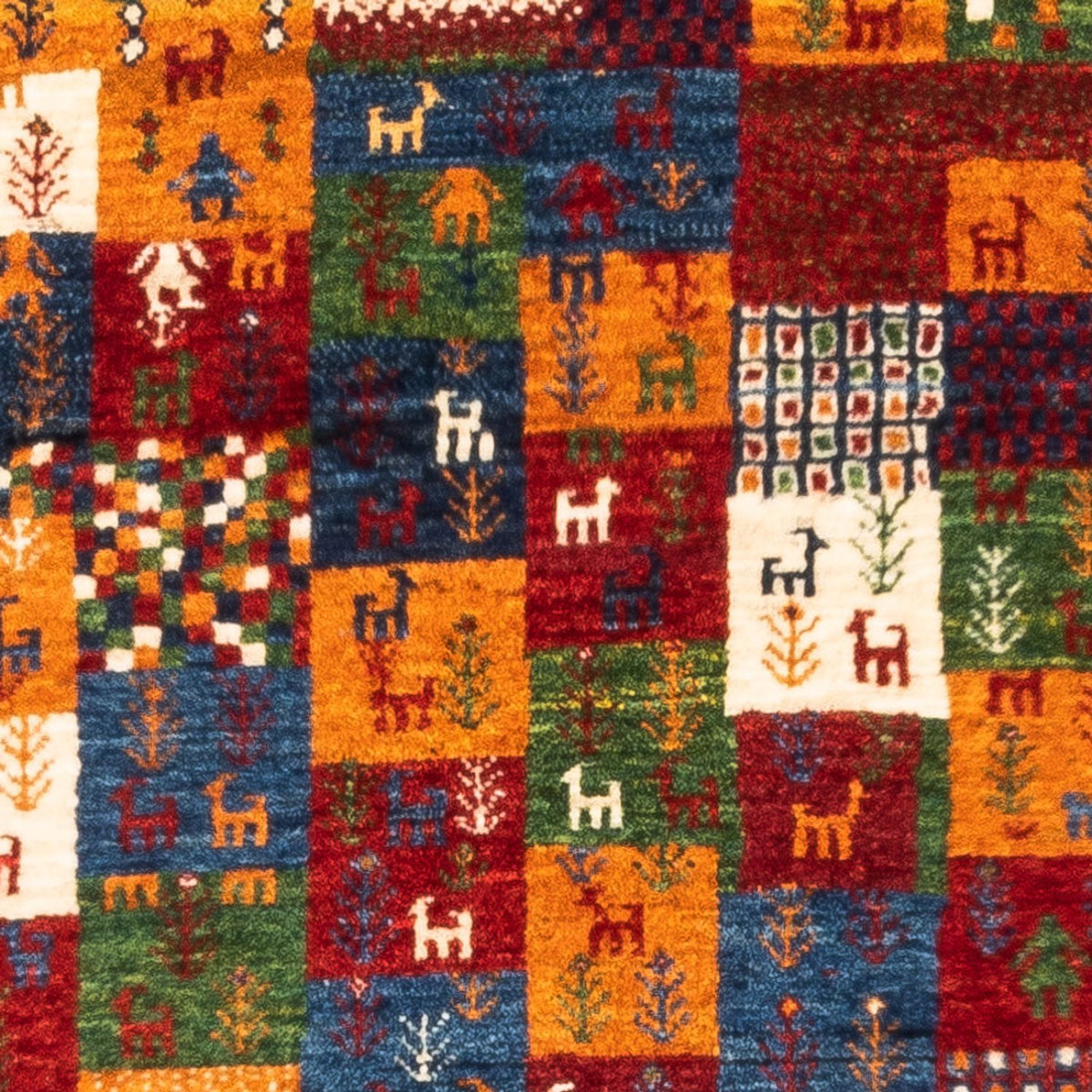 Gabbeh-matta - Loribaft Persian - Kungliga - 133 x 85 cm - flerfärgad