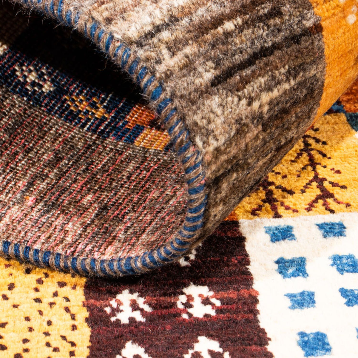 Gabbeh-matta - Loribaft Persian - Kungliga - 120 x 83 cm - flerfärgad