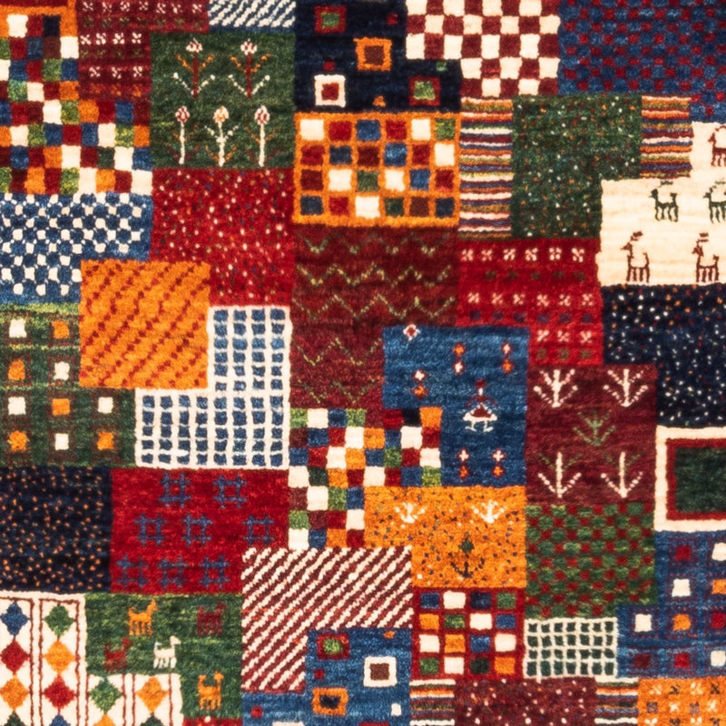 Gabbeh-matta - Loribaft Persian - Kungliga - 132 x 86 cm - flerfärgad