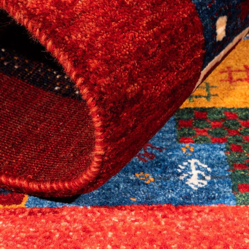 Gabbeh-matta - Loribaft Persian - Kungliga - 132 x 86 cm - flerfärgad