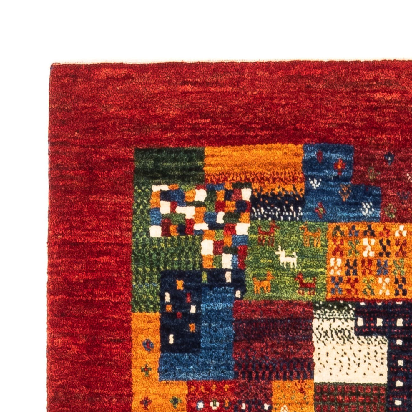 Gabbeh-matta - Loribaft Persian - Kungliga - 120 x 87 cm - flerfärgad