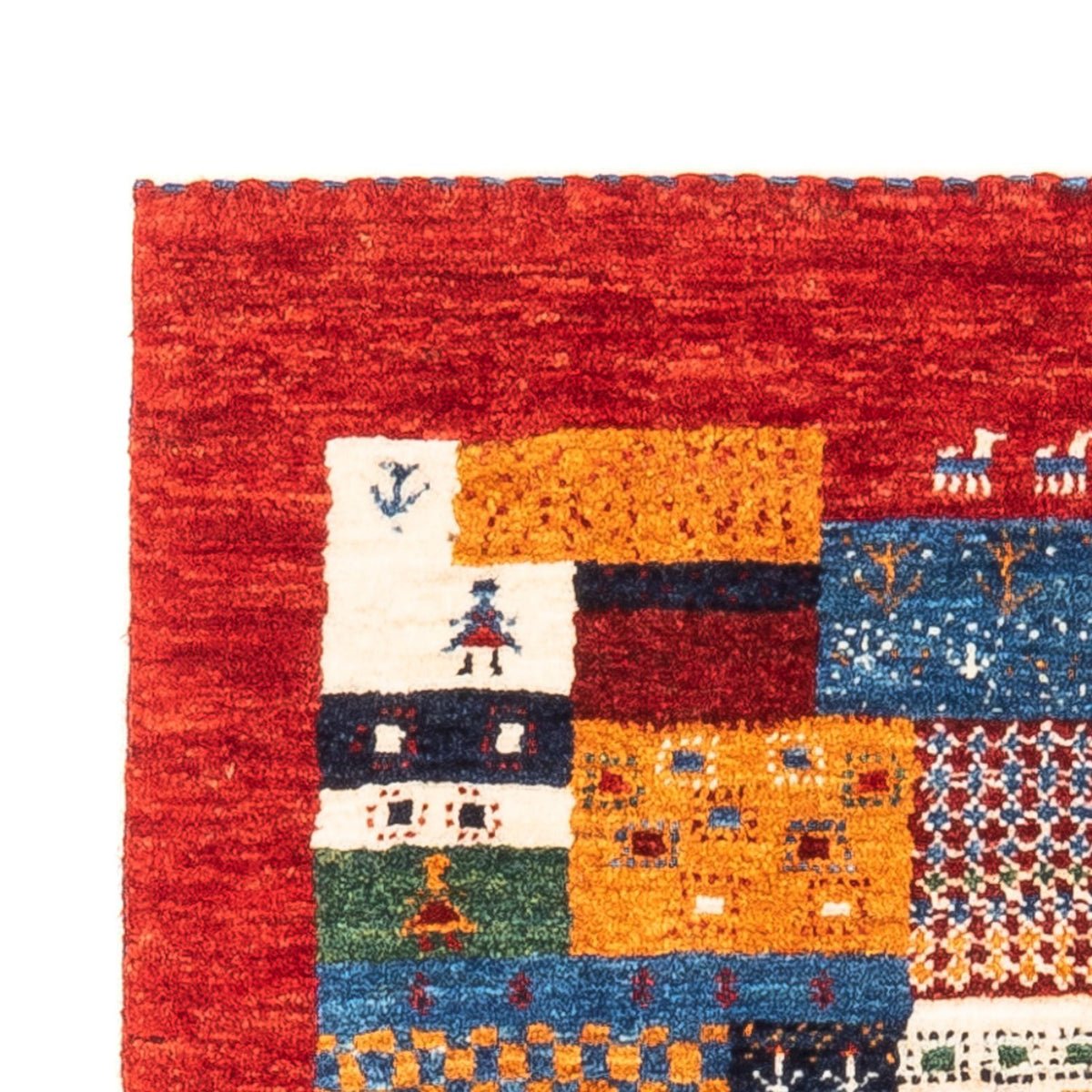 Gabbeh-matta - Loribaft Persian - Kungliga - 119 x 79 cm - flerfärgad