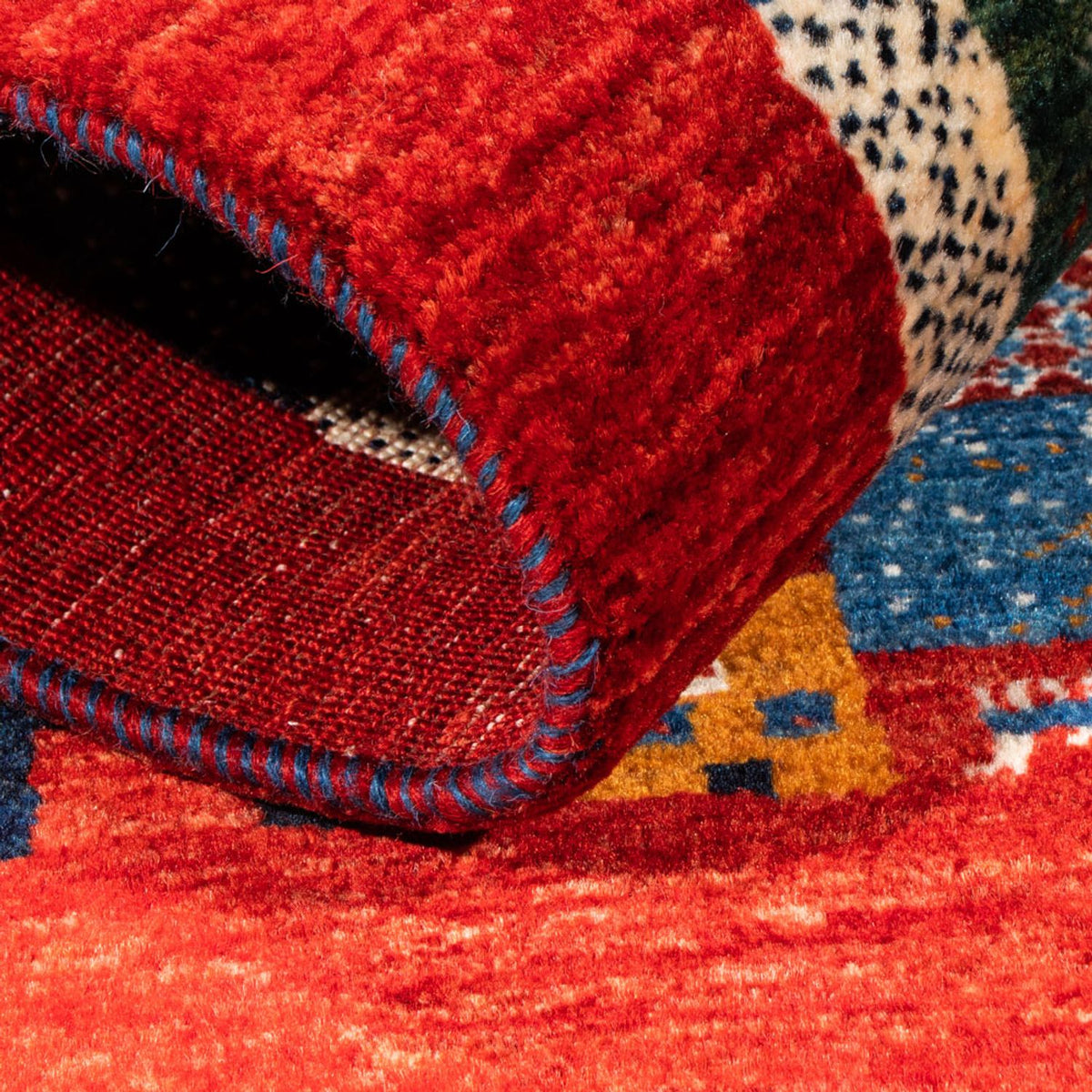 Gabbeh-matta - Loribaft Persian - Kungliga - 119 x 79 cm - flerfärgad