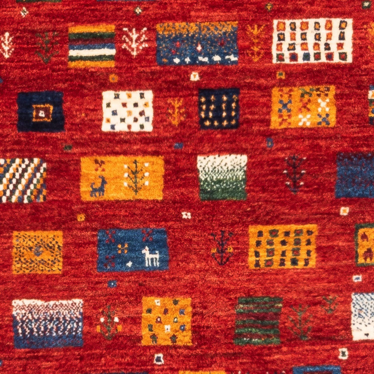 Gabbeh-matta - Loribaft Persian - Kungliga - 130 x 85 cm - flerfärgad