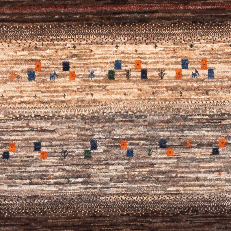 Gabbeh-matta - Loribaft Persian - Kungliga - 134 x 84 cm - grått