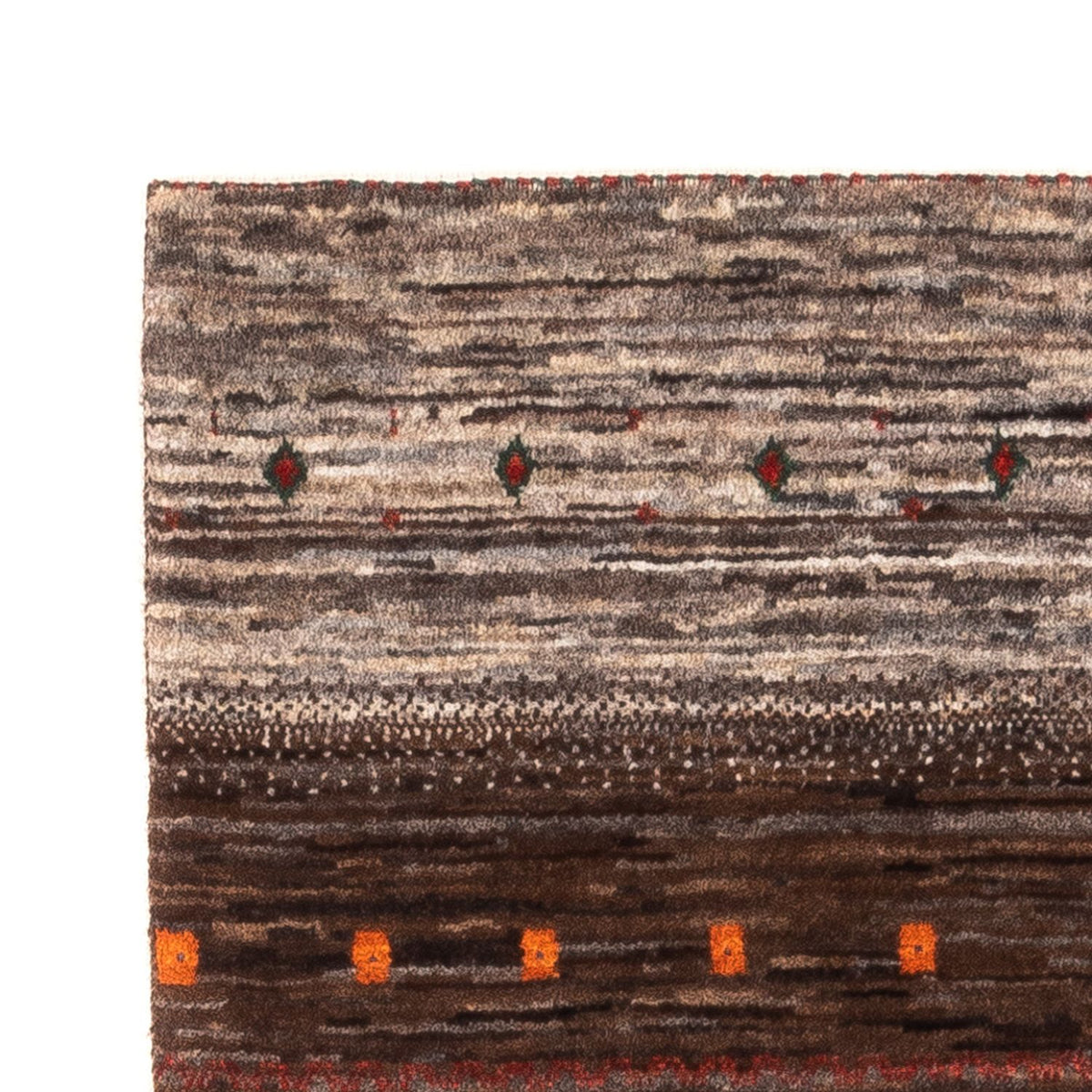 Gabbeh-matta - Loribaft Persian - Kungliga - 134 x 84 cm - grått