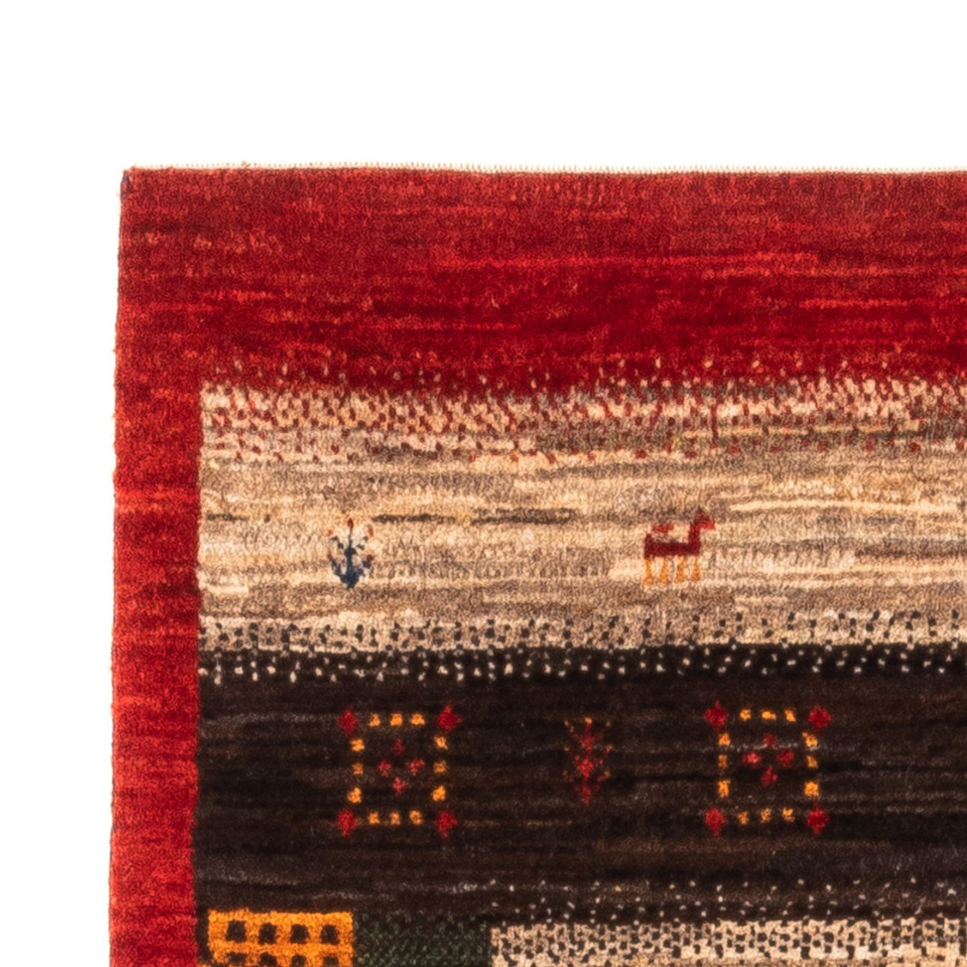 Gabbeh-matta - Loribaft Persian - Kungliga - 140 x 86 cm - flerfärgad
