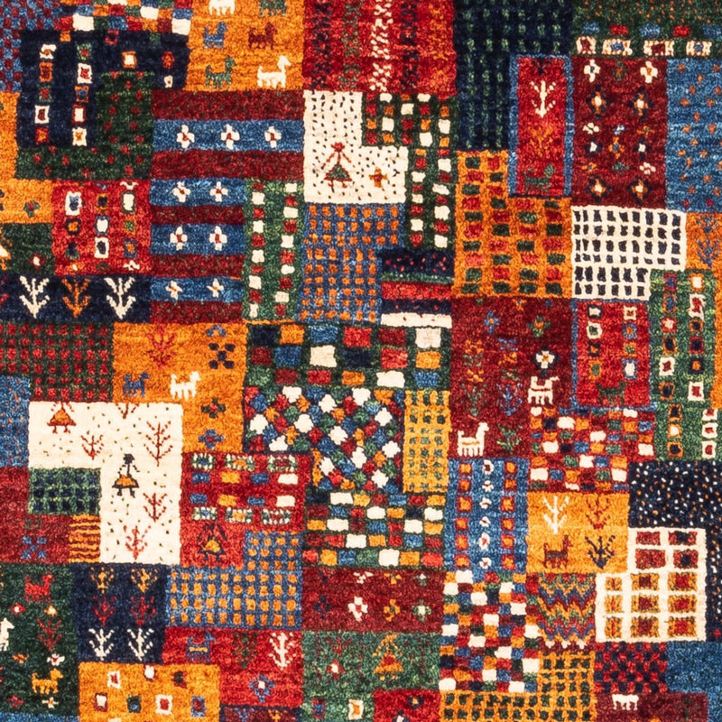 Gabbeh-matta - Loribaft Persian - Kungliga - 122 x 86 cm - flerfärgad