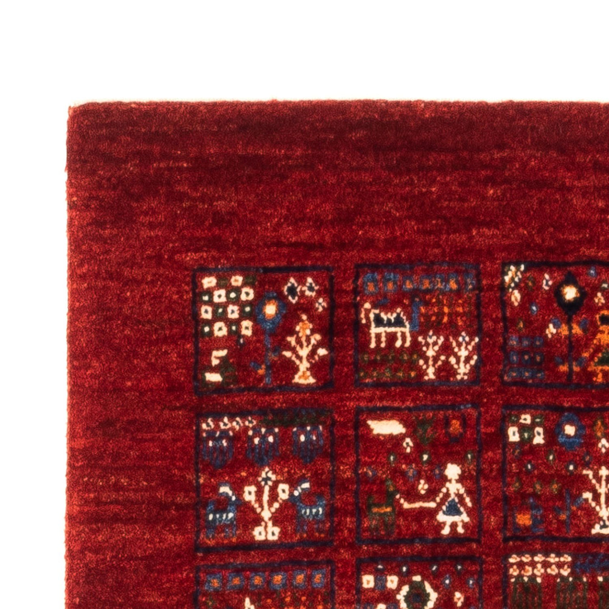 Gabbeh-matta - Loribaft Persian - Kungliga - 133 x 83 cm - flerfärgad